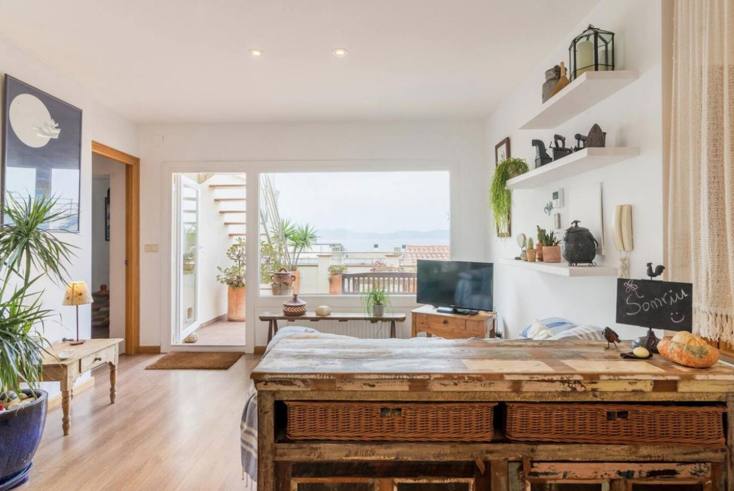 Vive Tu Vida Sonada Delante Del Mar Daire L' Escala Dış mekan fotoğraf